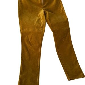 Lands' End Women's Straight Leg Jeans - Mustard Yellow